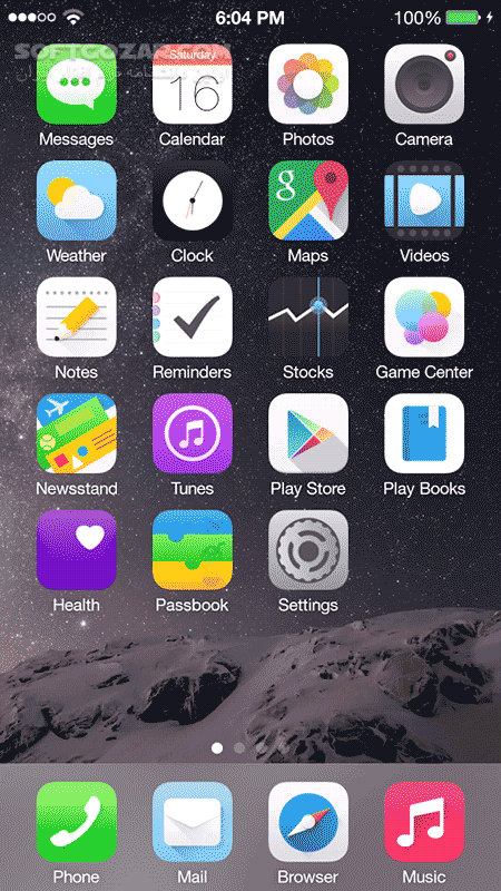 دانلود iLauncher 3.10.3 for Android +2.3 - دانلود لانچر آیفون برای اندروید - سافت گذر