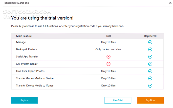 دانلود Tenorshare iCareFone 9.0.2.6 / macOS - دانلود آیکرفون - سافت گذر