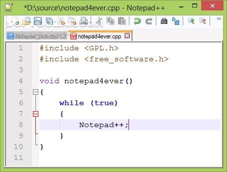 دانلود Notepad++ 8.8.8 + Portable - دانلود ویرایشگر متن نوت پد پلاس پلاس - سافت گذر