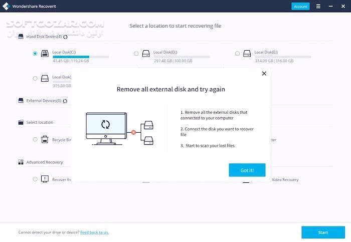 دانلود Wondershare Recoverit 14.0.8.8 / macOS - دانلود واندرشر ریکاوریت - سافت گذر