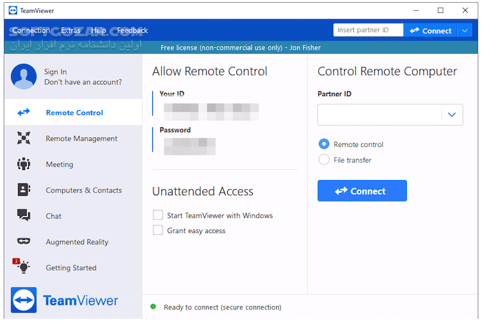 دانلود TeamViewer Free 15.72.6 / macOS - دانلود تیم ویور اتصال به کامپیوتر از راه دور - سافت گذر
