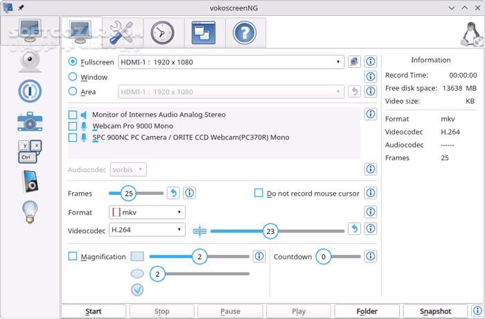 دانلود vokoscreenNG 4.7.0 - دانلود فیلمبرداری از دسکتاپ - سافت گذر