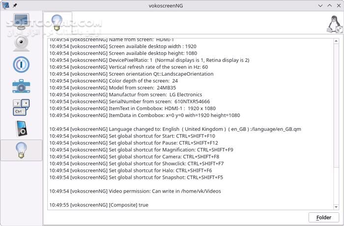 دانلود vokoscreenNG 4.7.0 - دانلود فیلمبرداری از دسکتاپ - سافت گذر