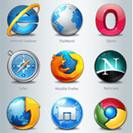 دانلود Usage Share of Internet Browsers 1996 - 2019