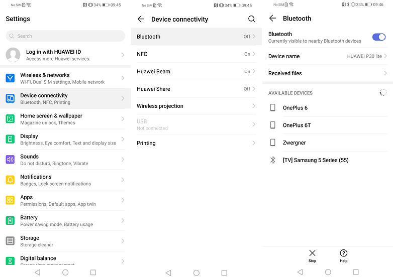 اینترنت گوشی لپ‌تاپ تبلت بلوتوث وای‌فای