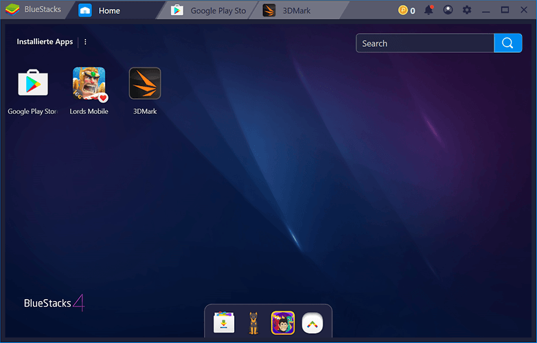 BlueStacks اندروید شبیه‌ساز اندروید